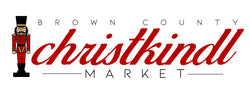 Brown County Christkindl Market header with nutcracker